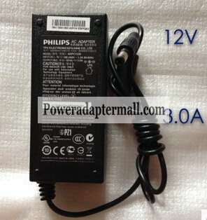 12V 3A Philips 224CL2 229CL2 LCD Monitor AC adapter power